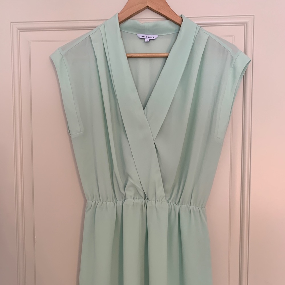 Sea Foam Green Short Dress